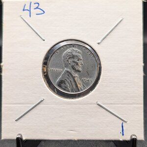 1943 Steel Lincoln Wheat Penny Set (No Mint Marks)